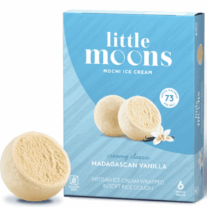 Mochi Ice Cream Vanilla 10 X 192 G LITTLE MOONS LITTLE MOONS