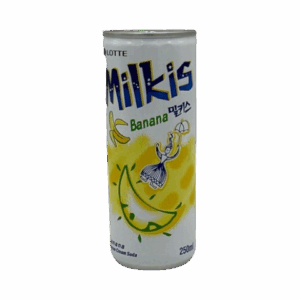 Milkis Soft Drink Banana Can 250 ML LOTTE