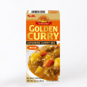 Sp. paste gold. curry mild S&B box 92g