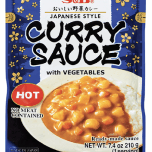 Curry Sauce with Vegetables (Hot) S & B 205 ML
