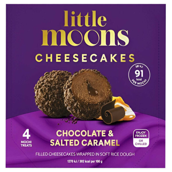 LITTLE MOONS Mochi ice Choc-Salted Caramel Cheesecake